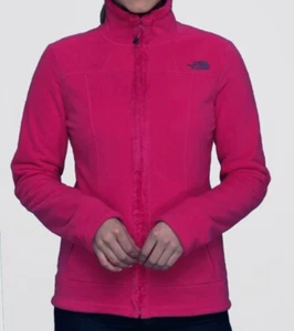 NWT The North Face Women Morning Side Full Zip Fleece Jacket - Passion Pink - M - Picture 1 of 14