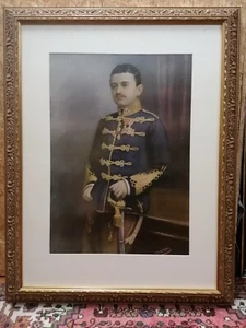 Kaiser Karl I. von Österreich, Druck in Passepartout verglast und gerahmt - Picture 1 of 5