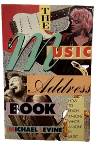 VTG The Music Address Book : How to Reach Anyone Who's Anyone in Music 1989 - Picture 1 of 2