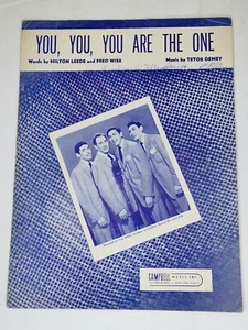 โ
๐น๐YOU ARE THE ONE AMES BROTHERS Sheat Music Book 50's Piano Chords ๐๐ธSEE๐ธ - Picture 1 of 20