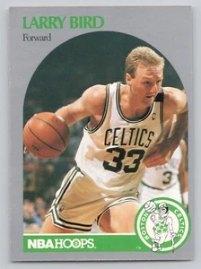 Tarjeta de baloncesto Hoops 39 Larry Bird NBA 1990-91 1990 Celtics Boston Hof - Imagen 1 de 9