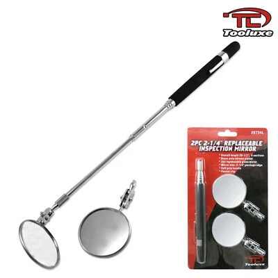 Tooluxe ( 20734L ) Pocket Inspection Mirror 30 In Long with Replaceable Mirror_ - Image 1 of 4