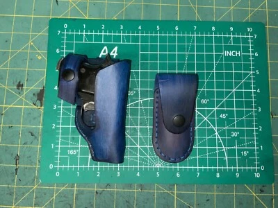 Handmade Leather RH Holster Mag Pouch 25 Auto - Image 1 of 4