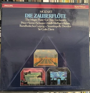 New Sealed MOZART Die Zauberflote COLIN DAVIS Philips Dig 411 459 3Lps Holland - Picture 1 of 3