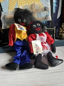 Charlie Bears Extremely Rare Fred & Ginger . Tags And Bags Plush Puppets - Picture 1 of 6