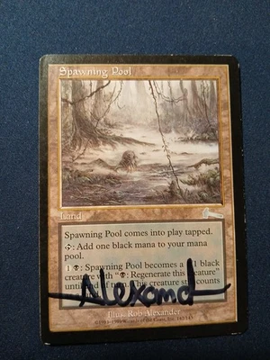 Spawning Pool Urza's Legacy Regular MTG signed - Image 1 of 2