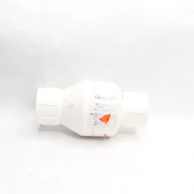 Homewerks Spring Loaded Check Valve PVC 1-1/4" D X 1-1/4" D Solvent VCK-P40-E6B - Image 1 of 4