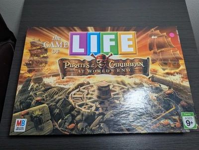 Game of LIFE Disney's Pirates Of The Caribbean At Worlds End BoardGame Complete  - Image 1 of 4