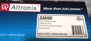 Altronix SAV9D DC CCTV alimentatore 9 canali telecamera di sicurezza scatola aperta nuovo - Foto 1 di 6
