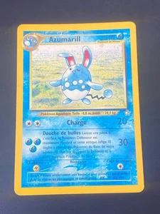CARTE POKEMON AZUMARILL 2/111 FR HOLO SWIRL NEO GENESIS - TBE+ - Picture 1 of 15