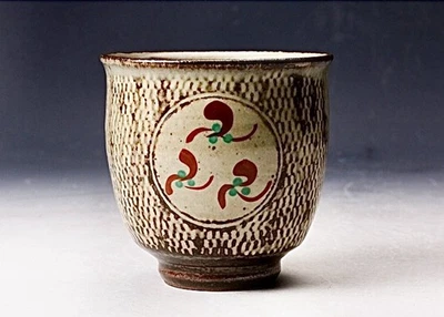 Tatsuzo Shimaoka Yunomi Ceramic Tea Cup  Japanese Pottery Art Teacup Stoneware - Image 1 of 4