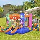 Bouncy Castle with Slide Basket Trampoline Monster Design 2.5x1.8x1.75m