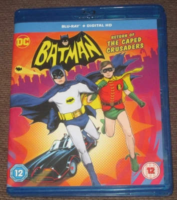 BATMAN - RETURN OF THE CAPED CRUSADERS UK Released Blu-ray Adam West Burt Ward - Image 1 of 3