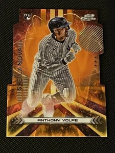 2023 TOPPS COSMIC CHROME RC Anthony Volpe Stella NOVA ORANGE GALACTIC /25 Rookie - Picture 1 of 2