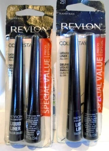 Revlon ColorStay Liquid Liner #251 Blackest Black .08 Oz. 4-Liquid Liners - Picture 1 of 2