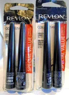 Revlon ColorStay Liquid Liner #251 Blackest Black .08 Oz. 4-Liquid Liners - Image 1 of 2