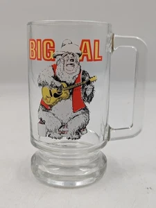 Vintage 1972 Big Al Country Bear Jamboree Walt Disney Productions Glass Mug 6" - Picture 1 of 3