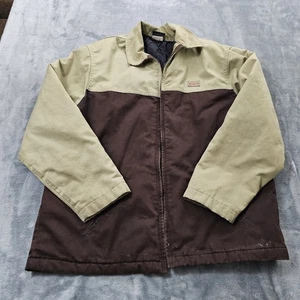 Dickies Jacke Herren 2XL Vintage Braun Stepp Gefüttert Chore Barn Workwear - Bild 1 von 14