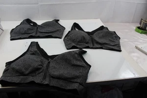 Activewear Top Sportivi Set di 3 Taglia Large Imbottito con Zip Frontale - Foto 1 di 6