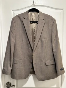 CHAPS Men's Two-Button Tan Blazer Sport Coat Jacket 46 R - Picture 1 of 12
