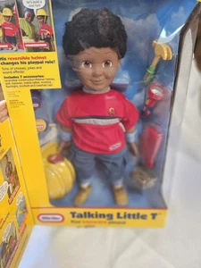 NIB Little Tikes Talking T Interactive Playpal African America Boy Doll Playmate - Picture 1 of 8