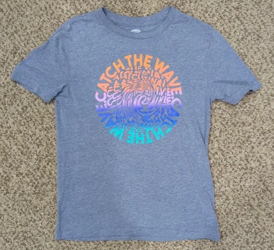 Camiseta de manga corta gris grande (10/12) Old Navy para niños Foto 1 de 2