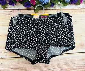 Maidenform Women’s Black White Polka Dot Boyshort Underwear 2 Pk Size S NWOT - Picture 1 of 7