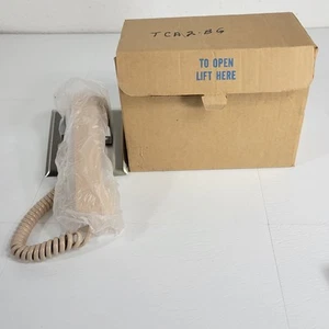 Lowell TCA2-BG Vintage Telefon Słuchawka Hakswitch Tan Płyta montażowa ścienna - Zdjęcie 1 z 13