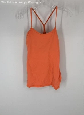 Camiseta sin mangas deportiva deportiva Lululemon Power Y naranja para mujer talla mediana Foto 1 de 4