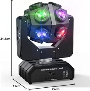 12x10W Magic Ball LED fascio di luce a testa mobile - Foto 1 di 1