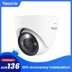 Reolink PoE Security Camera Outdoor 4K 3X Optical Zoom 833A Color Night Vision - Picture 1 of 11