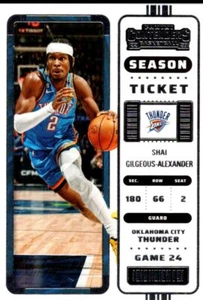 2022-23 Panini Contenders Season Ticket Shai Gilgeous-Alexander Oklahoma City - Picture 1 of 2