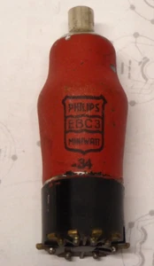 EBC3 von Philips Miniwatt - Röhre, Tube - geprüft Funke W19 = Sehr gut      #R2 - Picture 1 of 3
