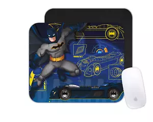 Custom Mouse Pad Personalized Photo Office Desk Mat Superhero Batman Theme - Picture 1 of 5