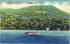 Blue Mountain Blue Mountain House Lake Adirondack Mts.Postcard Unposted - Picture 1 of 2