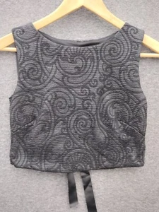 Codigo Tanktop Bluse Damen M Paisley hinten offen zum Binden ärmellos - Bild 1 von 8