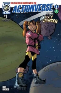 Actionverse #2 Feat Molly Danger Cvr B Frenz  Action Lab Comic Book - Picture 1 of 1