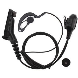 PTT Mic Earpiece Clip Headset for Motorola DP4800 DP4801 DP4600 DP4601 Radio - Zdjęcie 1 z 14