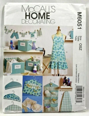 2010 McCalls Sewing Pattern M6051 Home Organizing Accessories 9 Designs 9127 - Image 1 of 2