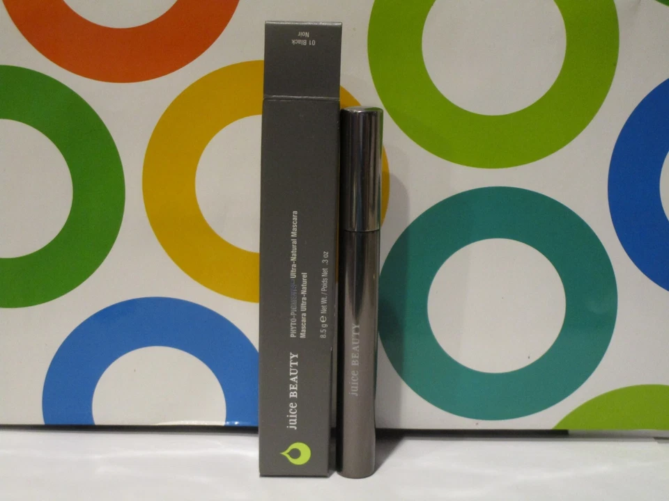 JUICE BEAUTY ~ RÍMEL ULTRA NATURAL FITO PIGMENTOS ~ # 01 NEGRO ~ 0,3 OZ Foto 1 de 1