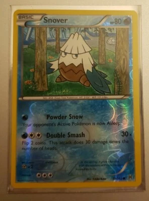 POKEMON SNOVER 39/162 COMMON REVERSE HOLOFOIL NM CARD  BREAKTHROUGH - Image 1 of 2