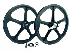 Skyway 20" Tuff II Coaster Brake Wheel Set Black - Picture 1 of 2