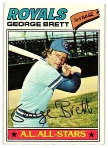 1977 Topps - George Brett (#580)  Royals   GB