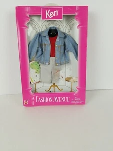 Vintage 1996 Fashion Avenue Ken Jeansjacke kurz Wander Outfit Mattel NEU *LESEN* - Bild 1 von 24