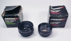 Zikkor Wide Angle Lens & Telephoto Lens For Canon Sure Shot - Picture 1 of 8
