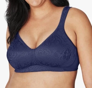 Playtex Bra 38DDD 4745 Wirefree 18 Hour Ultimate Lift & Support Velvet Blue - Picture 1 of 5