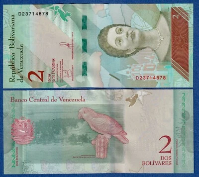 Venezuela 2 Bolivares (2018) P 101 UNC - LOT of 20 Notes 1/5 BUNDLE - Image 1 of 2