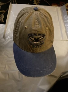 Pacific Whale Foundation Maui Hawaii Blauwal Logo Mitglied Strapback Mütze - Bild 1 von 2