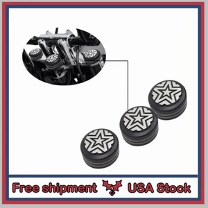Contrast Cut Upper Fork Stem Covers Fit H-D 1990-2017 SOFTAIL Moving Star - Picture 1 of 7