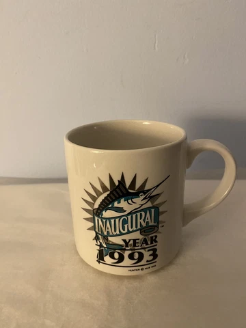 Vintage 1993 Inaugural Year Miami Florida Marlins Coffee Mug Cup Brand New Cover